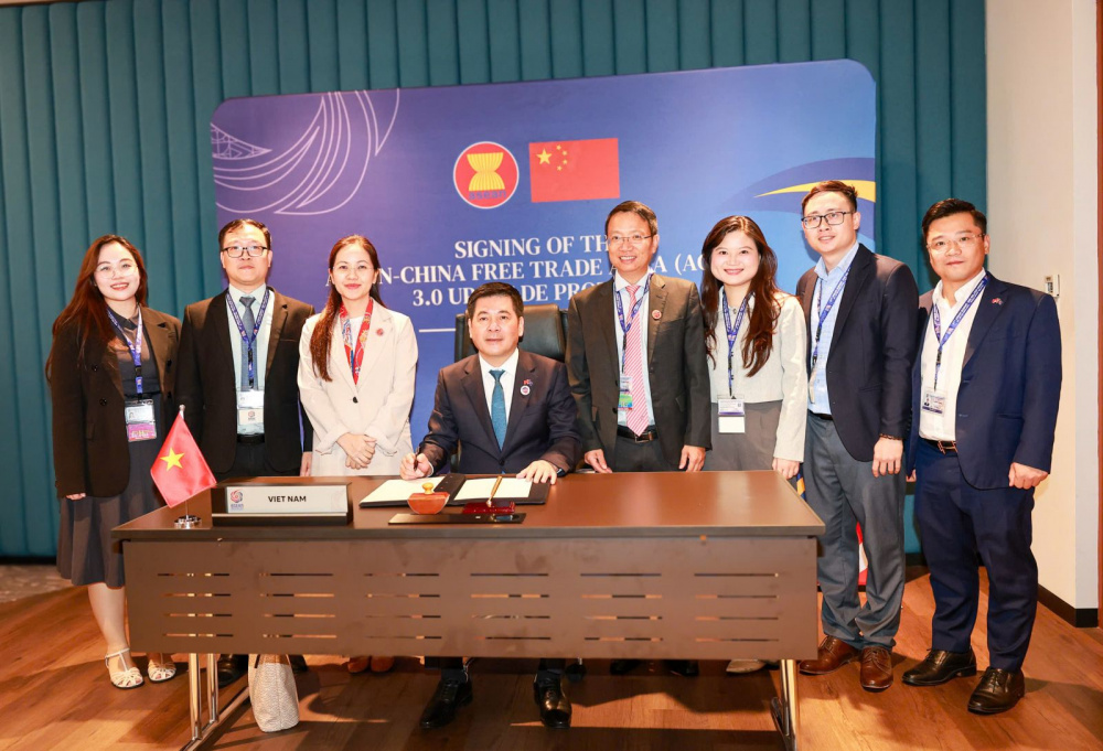Lễ ký Nghị định thư nâng cấp Hiệp định Thương mại tự do ASEAN-Trung Quốc (ACFTA 3.0)
