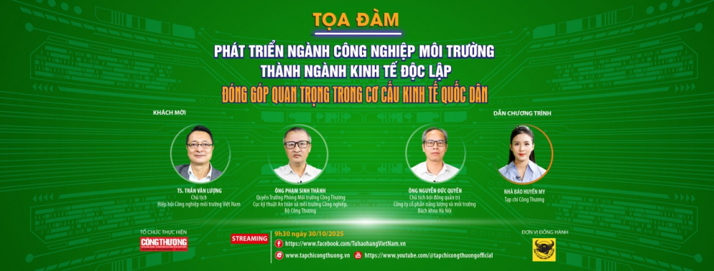 Tọa đàm về phát triển ngành công nghiệp môi trường