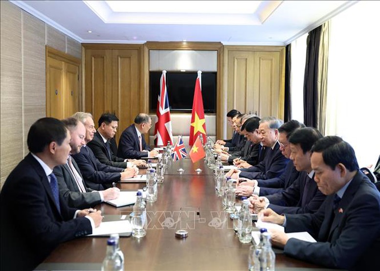 Tổng Bí thư Tô Lâm gặp cựu Thủ tướng Anh Tony Blair- Ảnh 2.