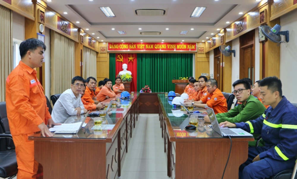 thực hành PCCC&CHCN tại Thủy điện Trung Sơn