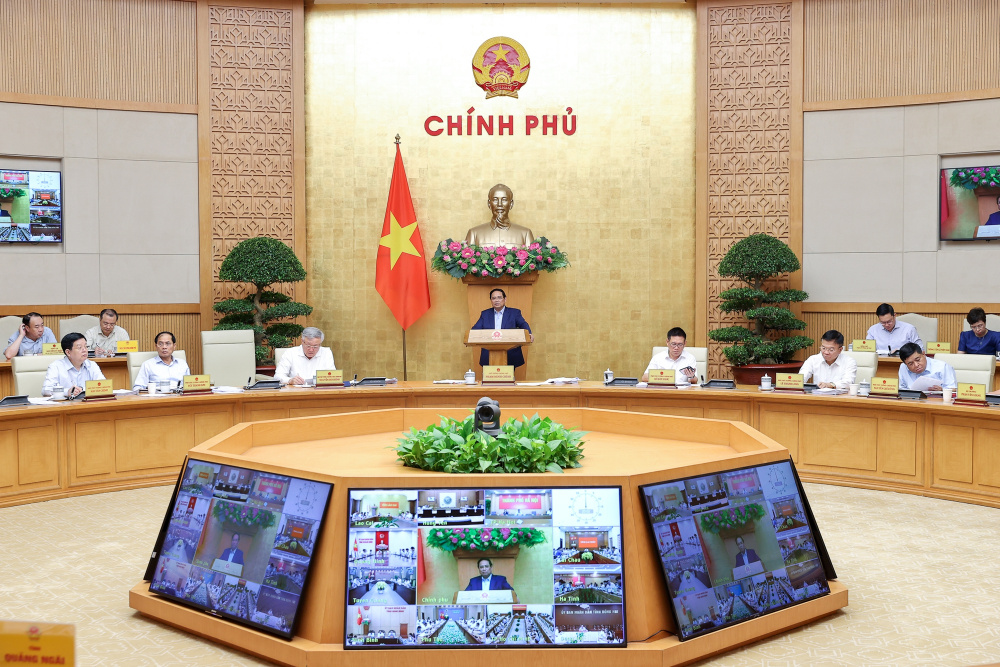 Thủ tướng Phạm Minh Chính chủ trì Hội nghị trực tuyến Chính phủ với địa phương tháng 9/2025