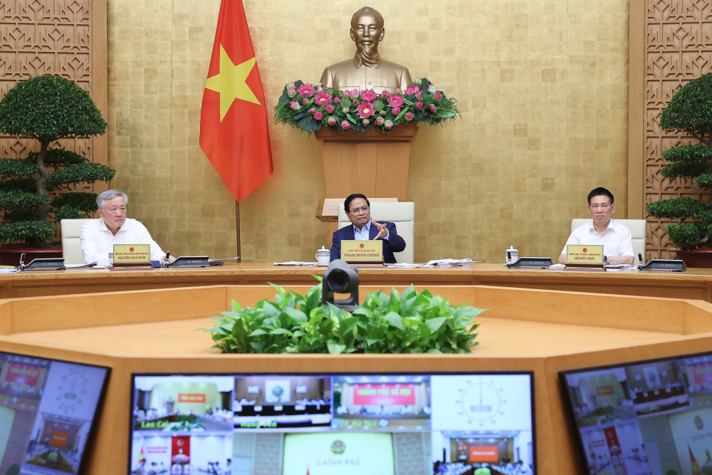Thủ tướng Phạm Minh Chính chủ trì Hội nghị trực tuyến Chính phủ với địa phương tháng 9/2025
