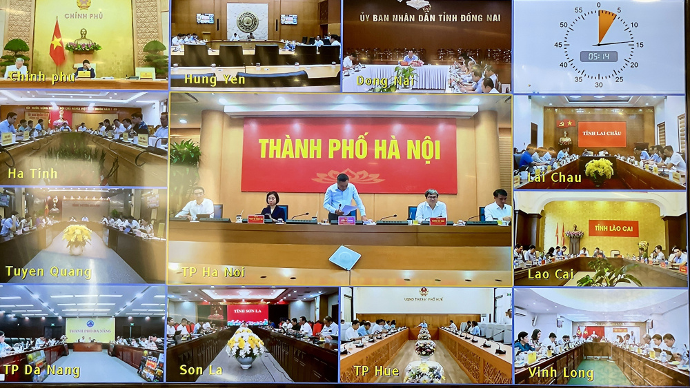 Thủ tướng Phạm Minh Chính chủ trì Hội nghị trực tuyến Chính phủ với địa phương tháng 9/2025
