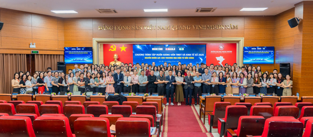Chương trình tập huấn giảng viên thương mại điện tử và kinh tế số năm 2025 dành cho khu vực phía Bắc