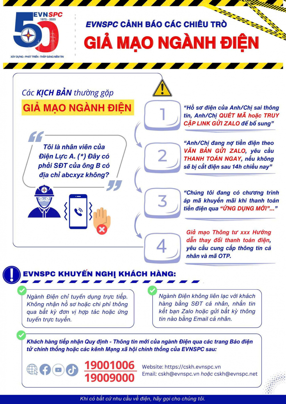 giả danh nhân viên điện lực