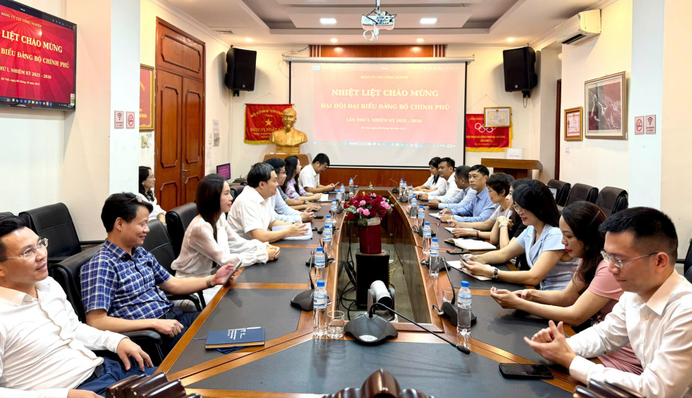 Bộ Công Thương nhiệt liệt chào mừng Đại hội Đại biểu Đảng bộ Chính phủ lần thứ I, nhiệm kỳ 2025-2030.