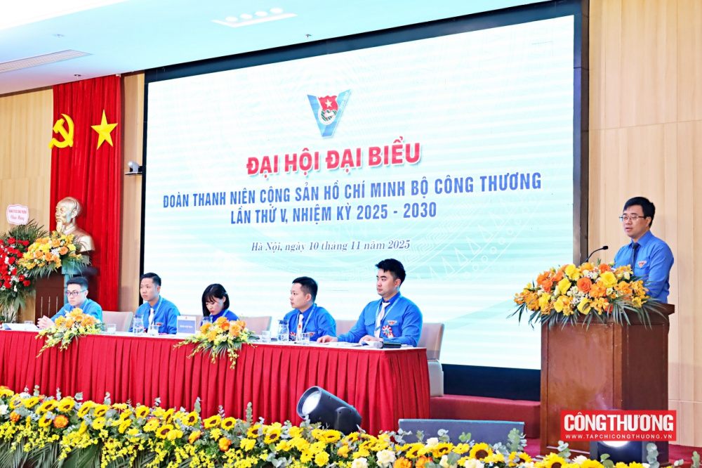 Đại hội Đoàn Thanh niên Bộ Công Thương khóa V: Đoàn kết, tiên phong, bản lĩnh, sáng tạo, góp phần xây dựng ngành Công Thương phát triển bền vững