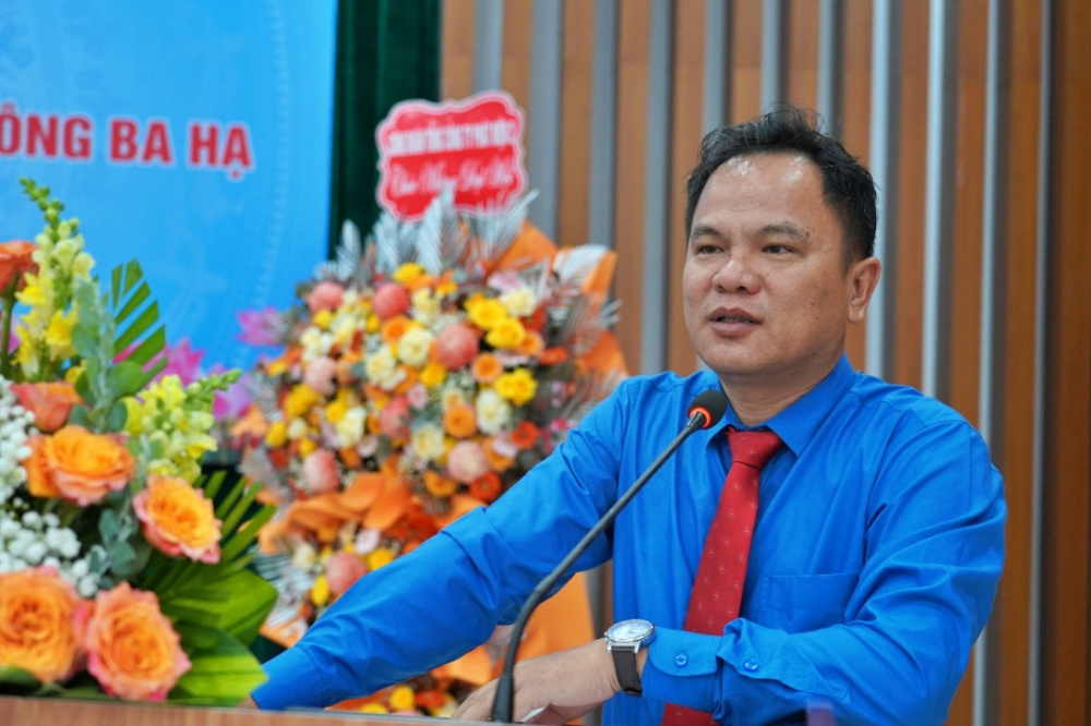 ông Thắng phát biểu