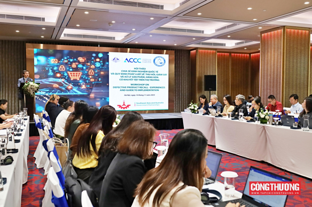Việt Nam - Australia: Chia sẻ kinh nghiệm giám sát và thu hồi sản phẩm khuyết tật