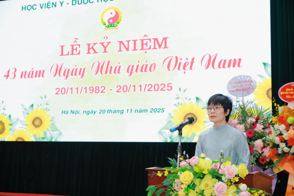 Học viện Y - Dược học Cổ truyền Việt Nam: Tôn vinh thầy thuốc - thầy giáo