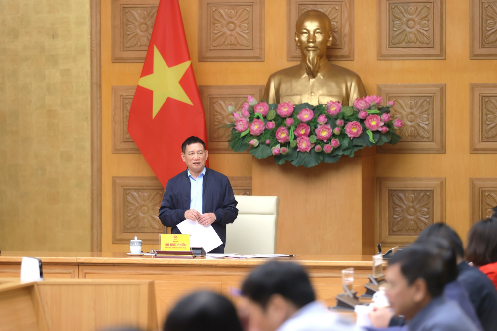 Phó Thủ tướng Chính phủ Hồ Đức Phớc chủ trì cuộc họp Ban Chỉ đạo điều hành giá