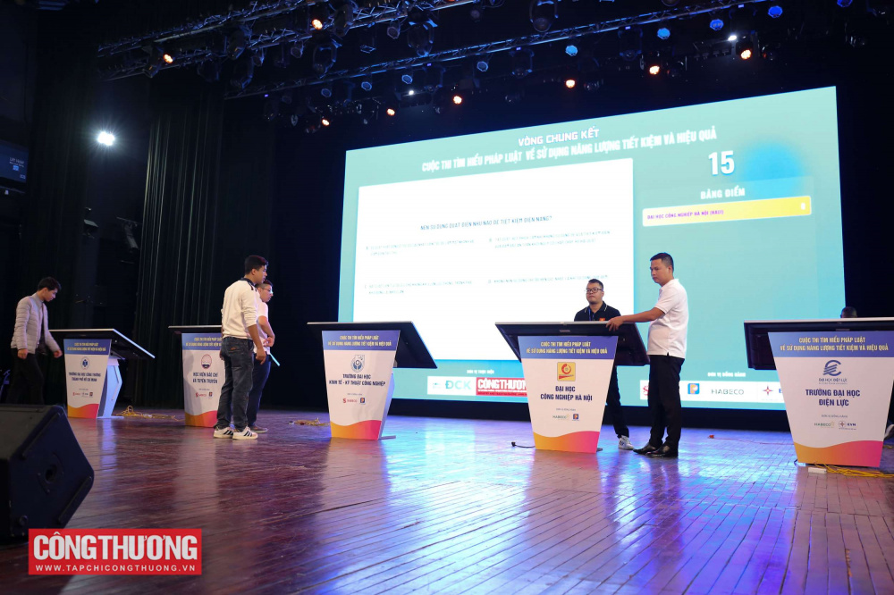 Sẵn sàng cho Vòng Chung kết Cuộc thi "Tìm hiểu pháp luật về sử dụng năng lượng tiết kiệm và hiệu quả"