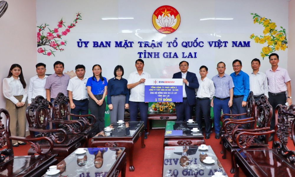 trao hỗ trợ Gia Lai