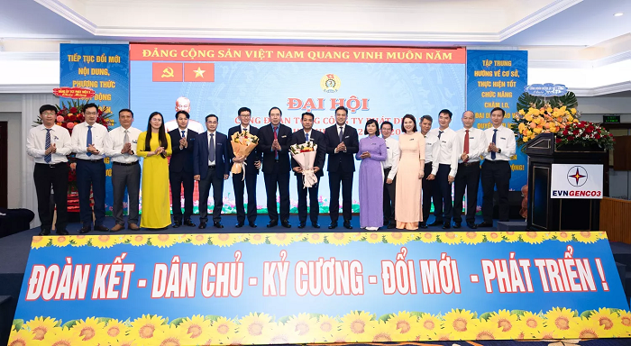 Ban chấp hành Công đoàn EVNGENCO3 khóa III, nhiệm kỳ 2025-2030 ra mắt Đại hội