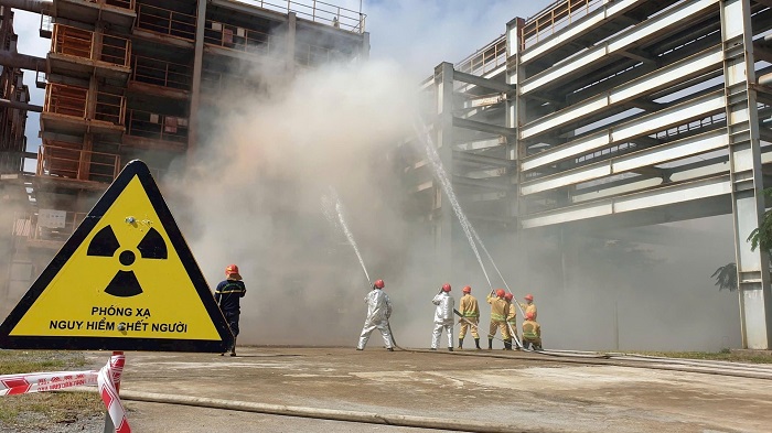 Diễn tập an toàn bức xạ tại Công ty Nhôm Lâm Đồng - TKV.