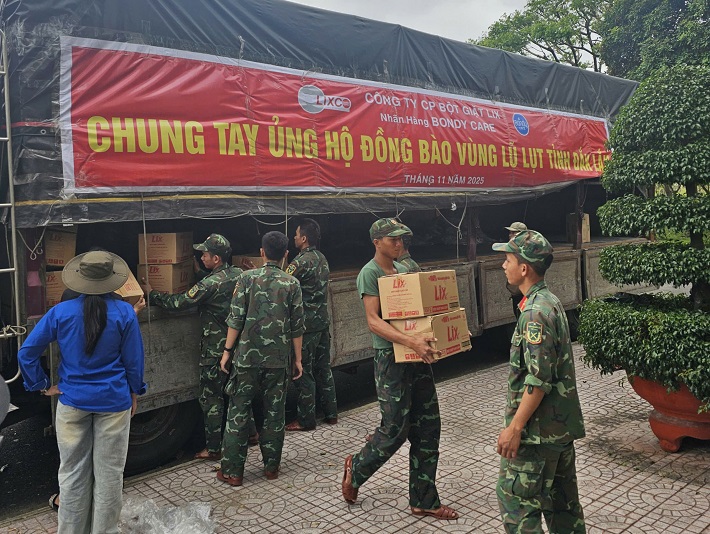 khắc phục mưa lũ 2