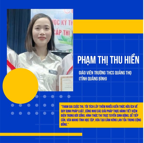 Cuộc thi “Tìm hiểu pháp luật về sử dụng năng lượng tiết kiệm và hiệu quả" lan toả và tăng tốc 2 Cuộc thi 2