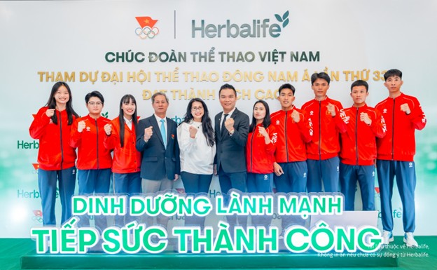 Herbalife Việt Nam đồng hành cùng Ủy ban Olympic Việt Nam trong Lễ Xuất Quân SEA Games 33