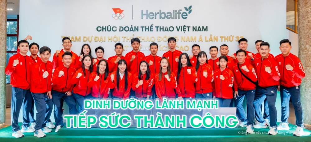 Herbalife Việt Nam đồng hành cùng Ủy ban Olympic Việt Nam trong Lễ Xuất Quân SEA Games 33