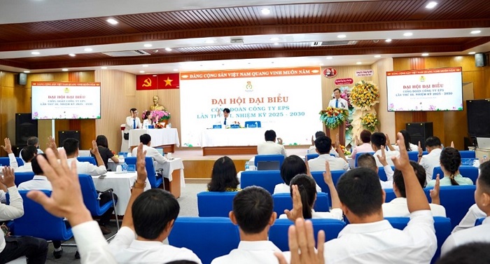 Công đoàn EPS nhiệm kỳ 2025 - 2030: Đoàn kết - Dân chủ - Kỷ cương - Đổi mới - Phát triển