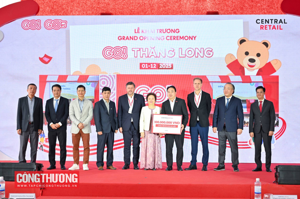 Tập đoàn Central Retail Việt Nam đã công bố khoản tài trợ hàng nhu yếu phẩm trị giá 100 triệu đồng cho Làng Trẻ em SOS Hà Nội