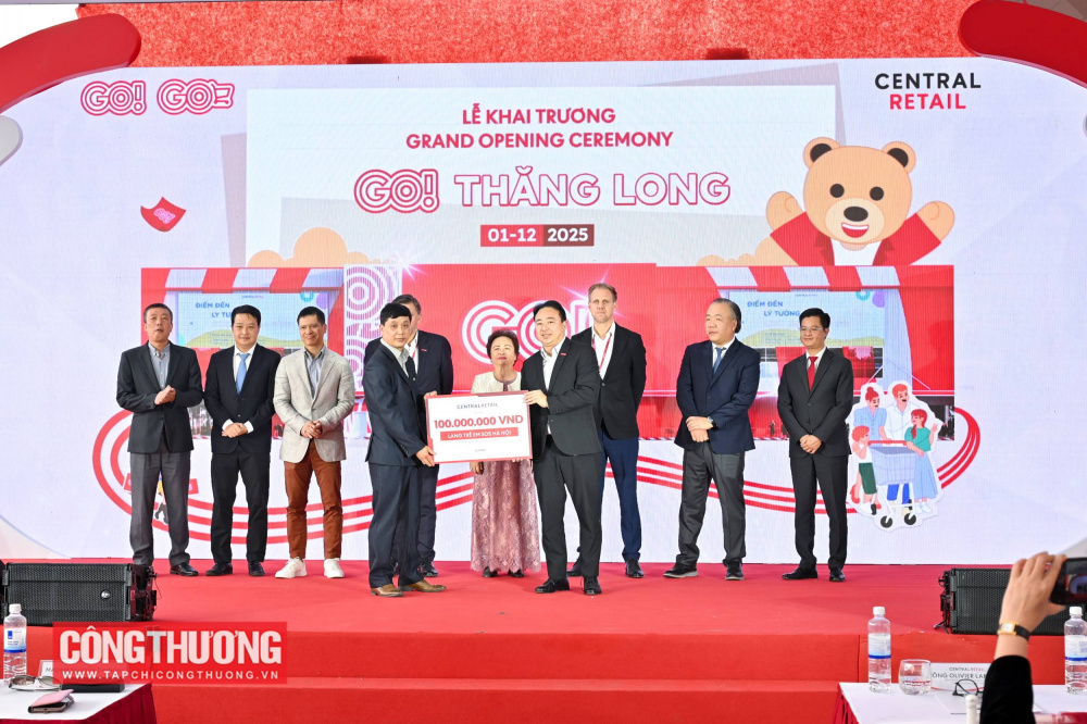 Tập đoàn Central Retail Việt Nam đã công bố khoản tài trợ hàng nhu yếu phẩm trị giá 100 triệu đồng cho Làng Trẻ em SOS Hà Nội