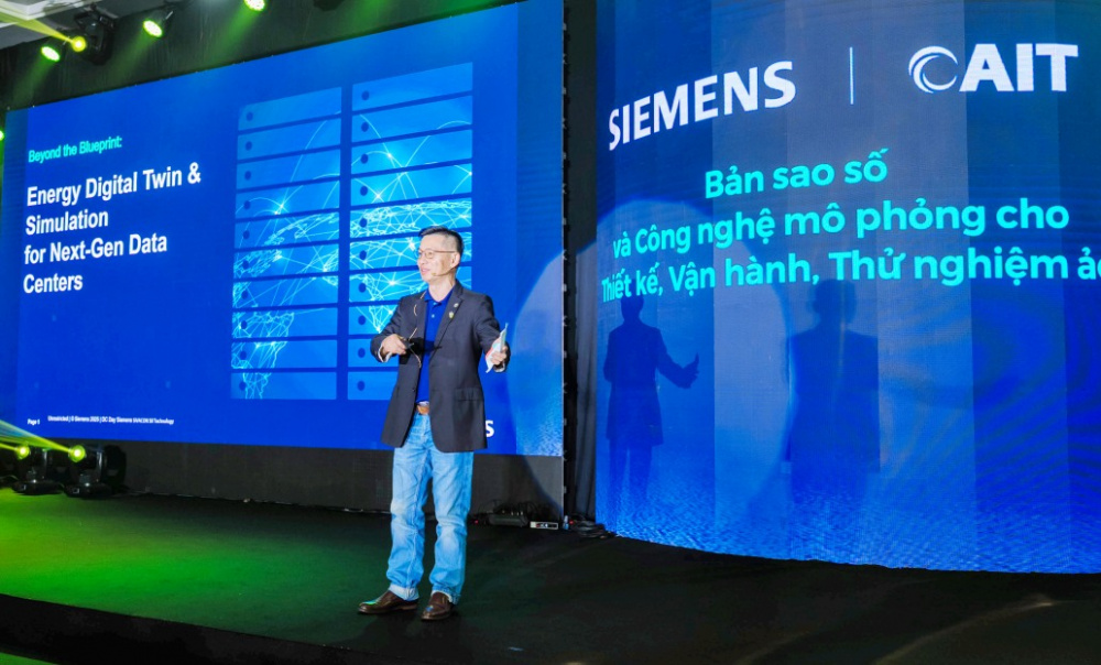 chuyên gia Siemens trình bày tại sự kiện
