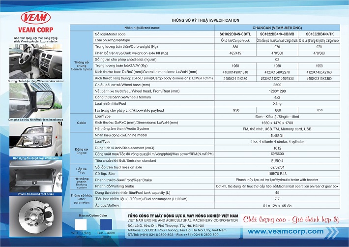 xe tải nhẹ Changan