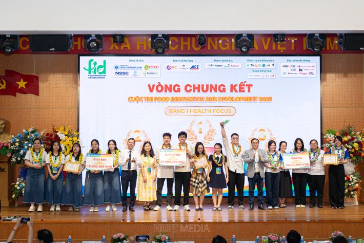 Các đội thi đạt giải nhất, nhì, ba tại bảng 1: Health Focus - Các sản phẩm tốt cho sức khoẻ