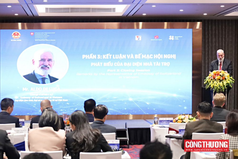 Tổng kết Dự án SwissTrade: Hỗ trợ xuất khẩu bền vững, gắn kết đối tác toàn diện