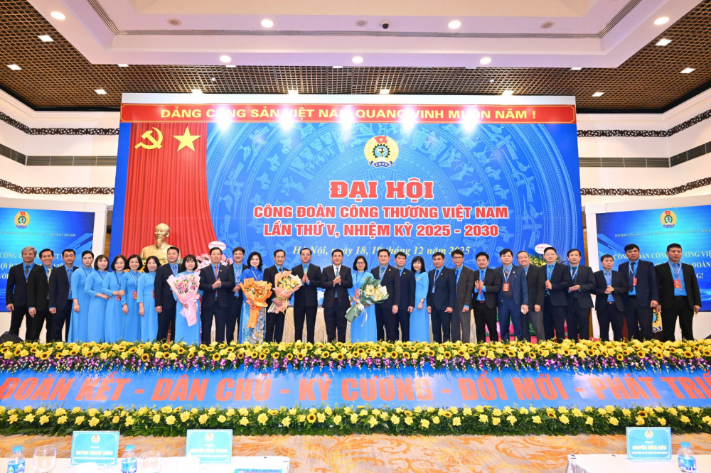 Đại hội Công đoàn Công Thương Việt Nam lần thứ V: Đoàn kết - Dân chủ - Kỷ cương - Đổi mới - Phát triển