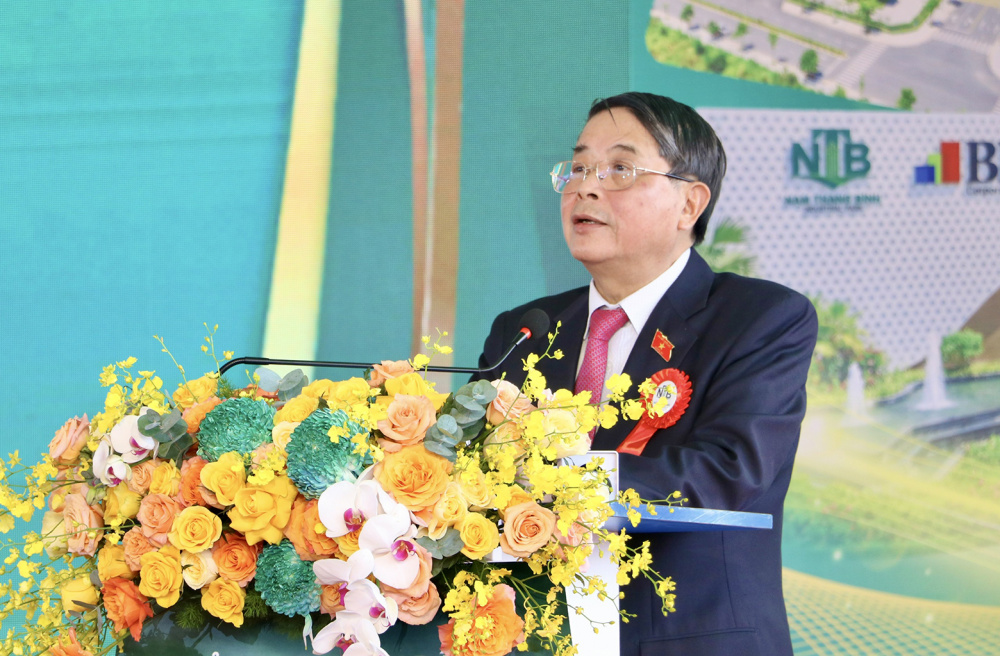 Phó Chủ tịch Quốc hội Nguyễn Đức Hải phát biểu tại buổi lễ