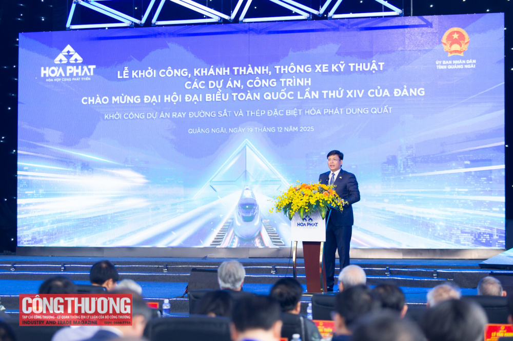 ông Mai Văn Hà - Giám đốc Công ty Cổ phần Ray và Thép đặc biệt Hoà Phát Dung Quất