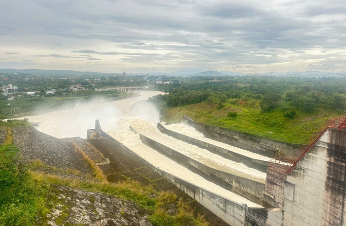 Thủy điện Đại Ninh vận hành an toàn điều tiết lũ