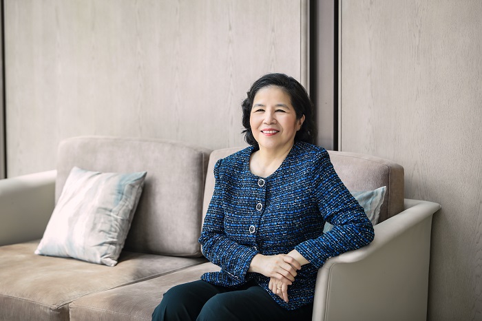 Bà Mai Kiều Liên - Thành viên Hội đồng quản trị kiêm Tổng giám đốc Vinamilk (Ảnh: Minh Anh).