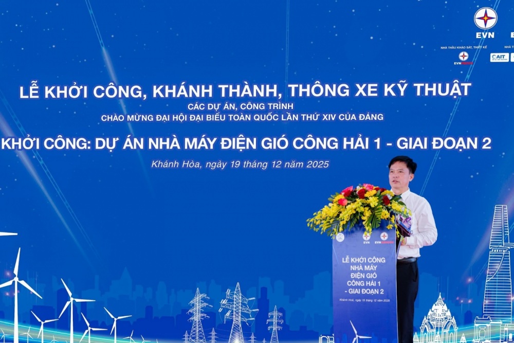 Phó Tổng giám đốc Tổng công ty Phát điện 2 phát biểu tại sự kiện