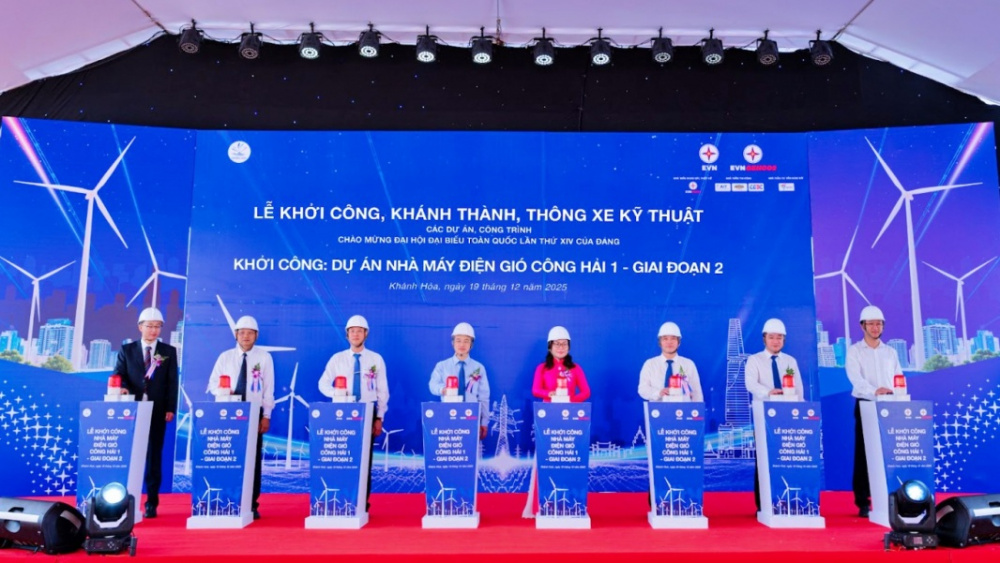 Khởi công dự án Điện gió Công Hải 1- giai đoạn 2