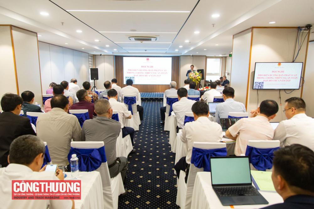 Hội nghị phổ biến hướng dẫn pháp luật phòng chống thiên tai, an toàn đập, hồ chứa năm 2025.