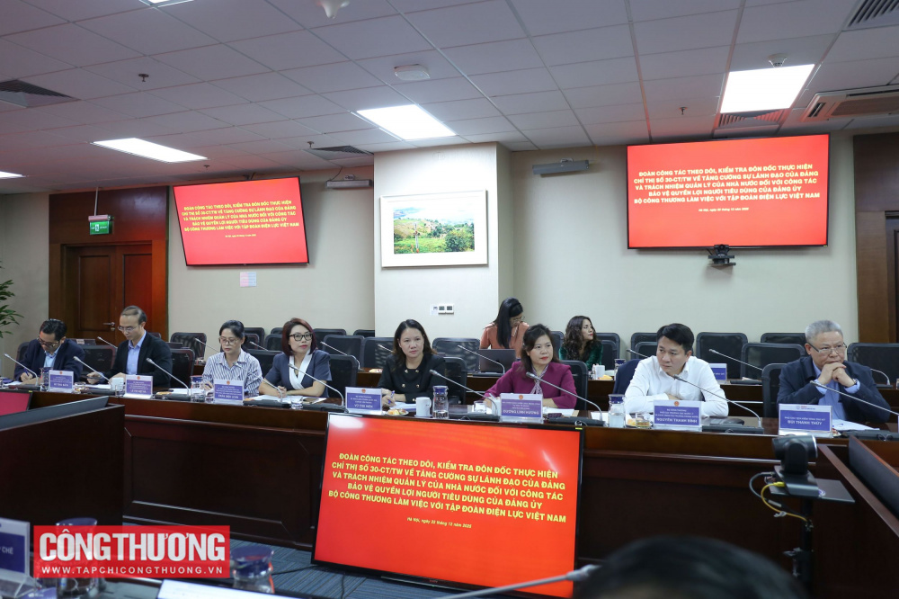 Tăng cường hơn nữa công tá bảo vệ quyền lợi người tiêu dùng trong Tập đoàn Điện lực Việt Nam