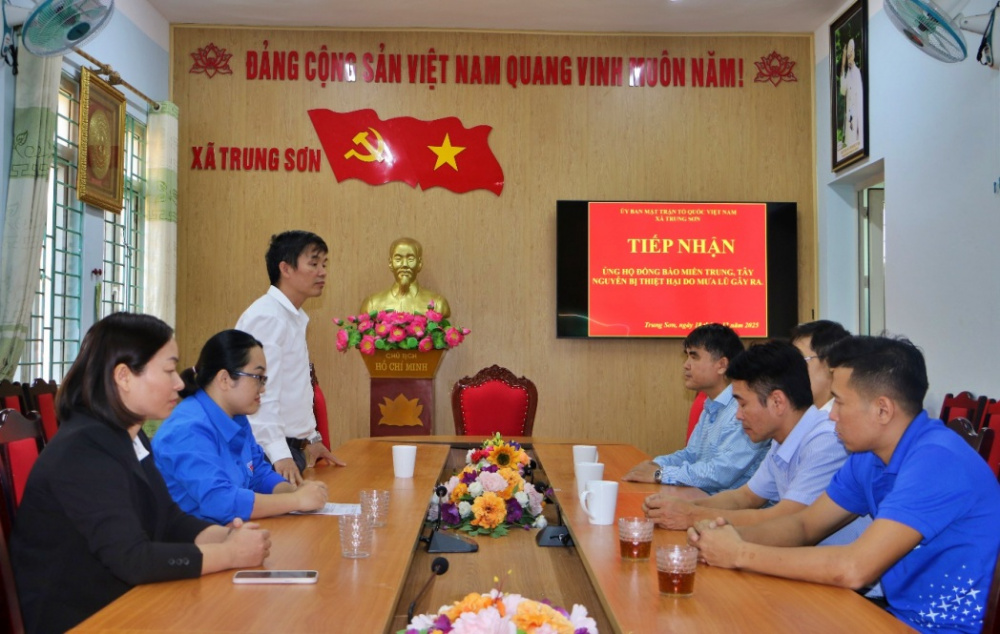 đại diện xã Trung Sơn