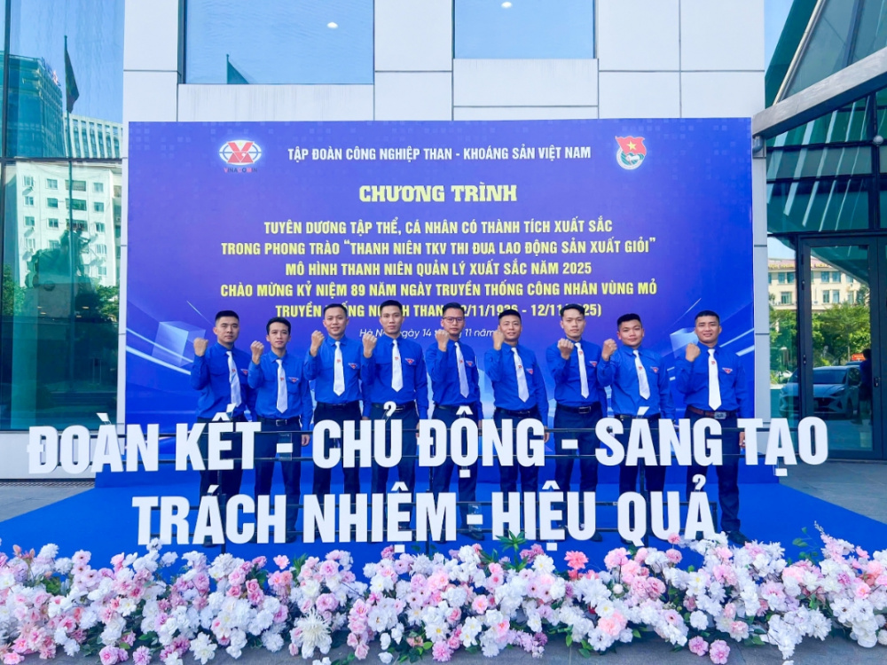 Dấu ấn tuổi trẻ Thống Nhất tại Lễ tuyên dương nhân dịp kỷ niệm 89 năm ngày Truyền thống Công nhân Vùng Mỏ - Truyền thống ngành Than
