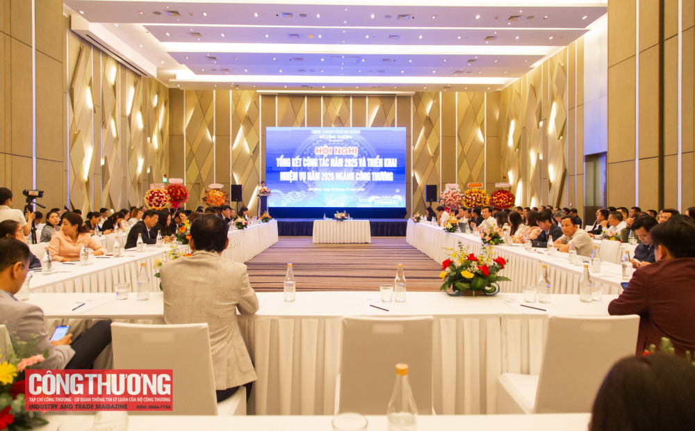 Sở Công Thương thành phố Đà Nẵng tổ chức Hội nghị tổng kết công tác ngành năm 2025 và triển khai nhiệm vụ năm 2026.