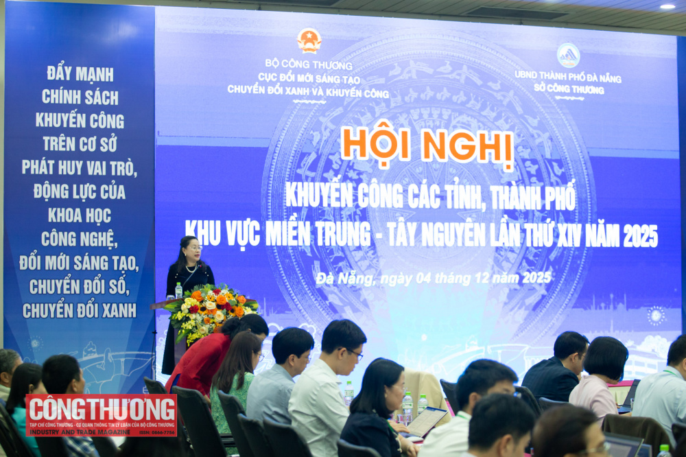 Bà Đỗ Thị Minh Trâm - Phó Cục trưởng Cục Đổi mới sáng tạo, Chuyển đổi xanh và Khuyến công