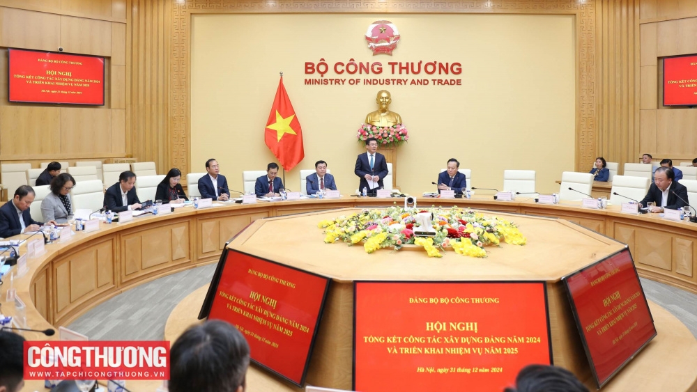 Hội nghị Tổng kết công tác xây dựng Đảng năm 2024, phương hướng, nhiệm vụ năm 2025 của Đảng bộ Bộ Công Thương