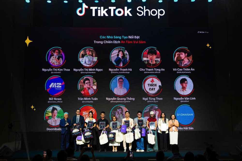 Chiến dịch “An Tâm Vui Sắm” do TikTok Shop phối hợp cùng Tạp chí Công Thương thực hiện đã tạo ra gần 15.000 video do người dùng TikTok thực hiện, các hashtag #AnTamVuiSam, #NguoiTieuDung, #MinhBach_TrachNhiem đạt tới gần 400 triệu lượt xem sau hơn 3 tháng triển khai