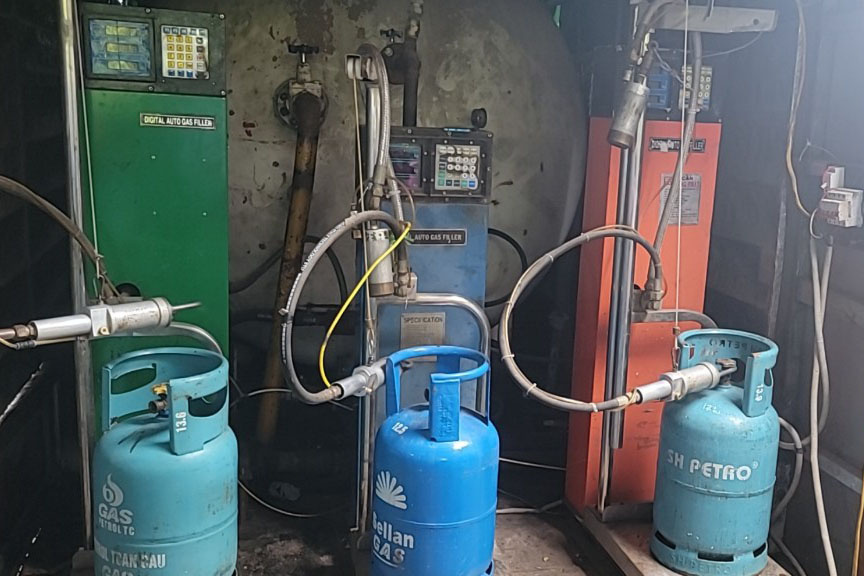 buôn bán LPG bất hợp pháp