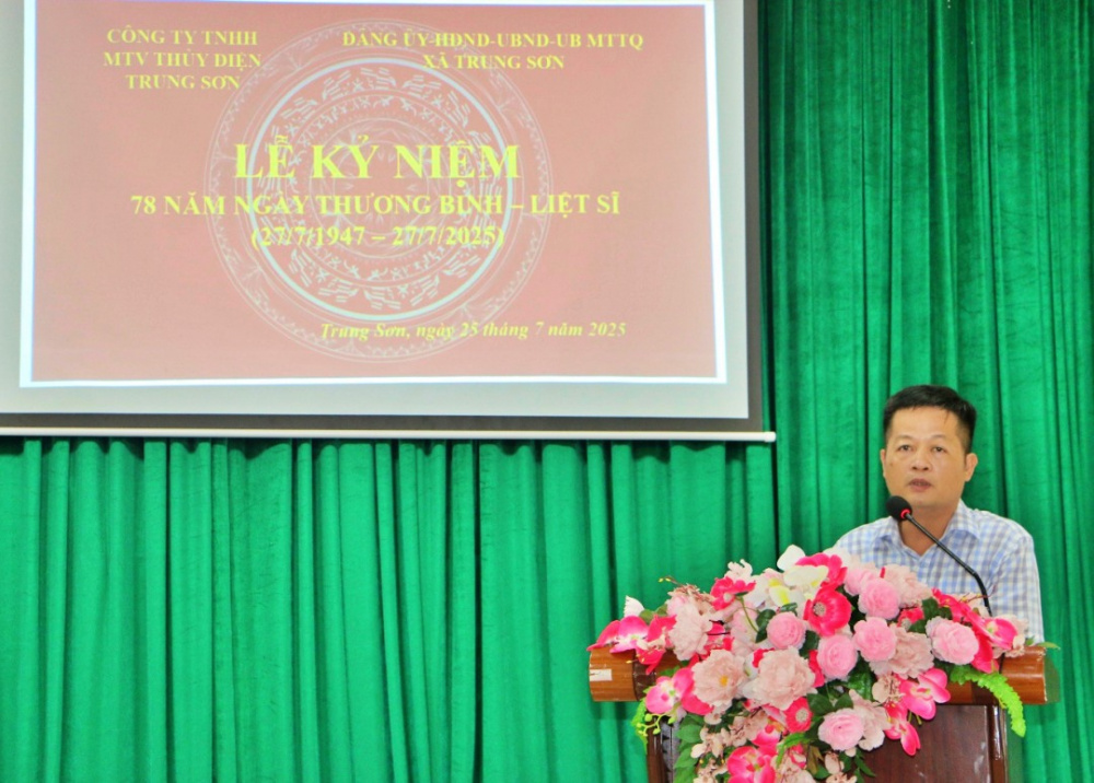 lãnh đạo Thủy điện Trung Sơn