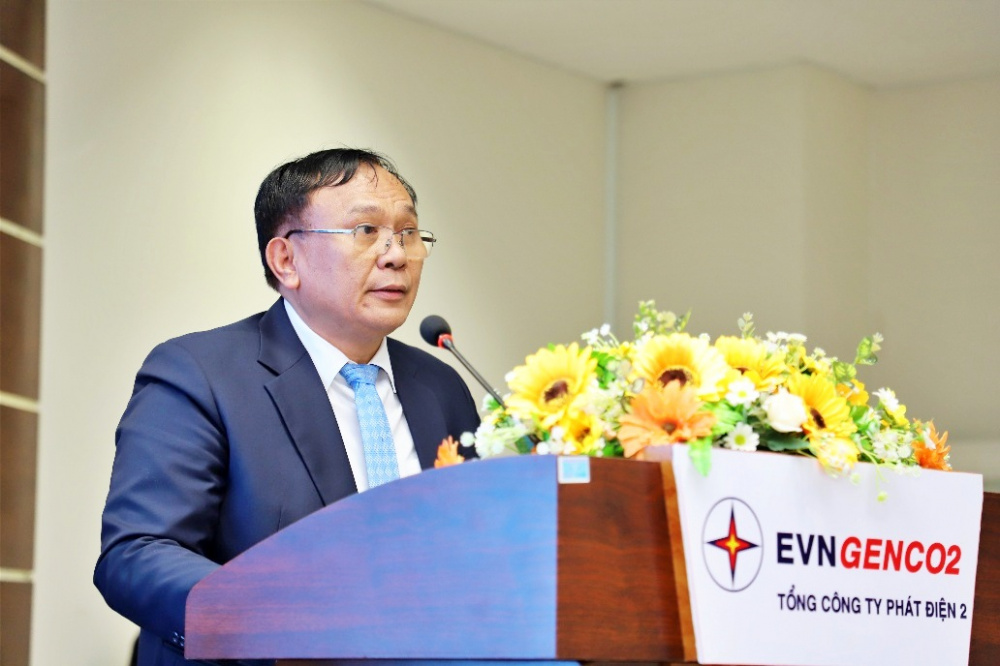 lãnh đạo EVNGENCO2 phát biểu kết luận về công tác an toàn vệ sinh lao động