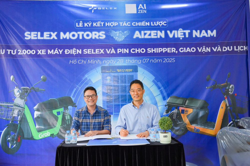 Aizen Global hợp tác cùng Selex Motors