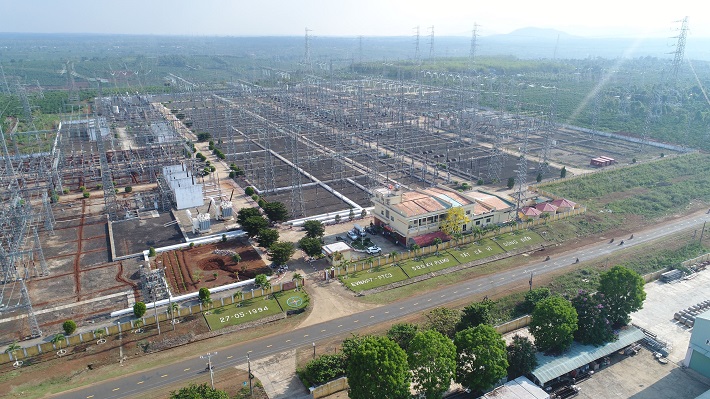 Toàn cảnh Trạm biến áp 500kV Pleiku